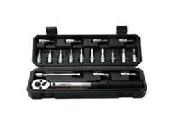 Chave De Torque Ajustável 2-20nm 1/4 Polegada 18pcs Com Bits E Estojo Para Reparo De Casa Bicicleta Carro