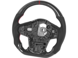 Volante De Lujo De Fibra De Carbono Con Costuras Rojas Para Gr A90 2020+ Tipo D De Base Plana.