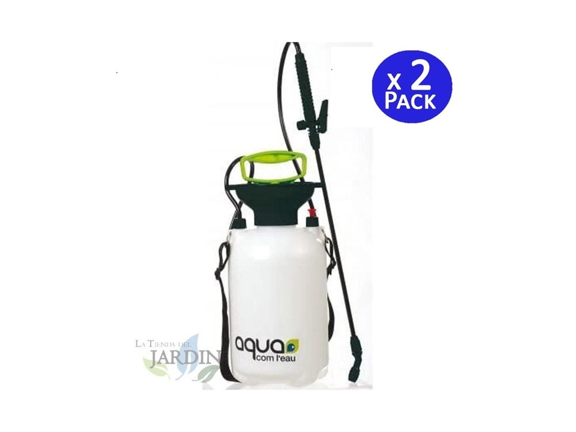 Pulverizador 5 Litros Manual Con Lanza Y Asa Recomendado para Jardines 50 a 250 M2 Pack 2 SUINGA