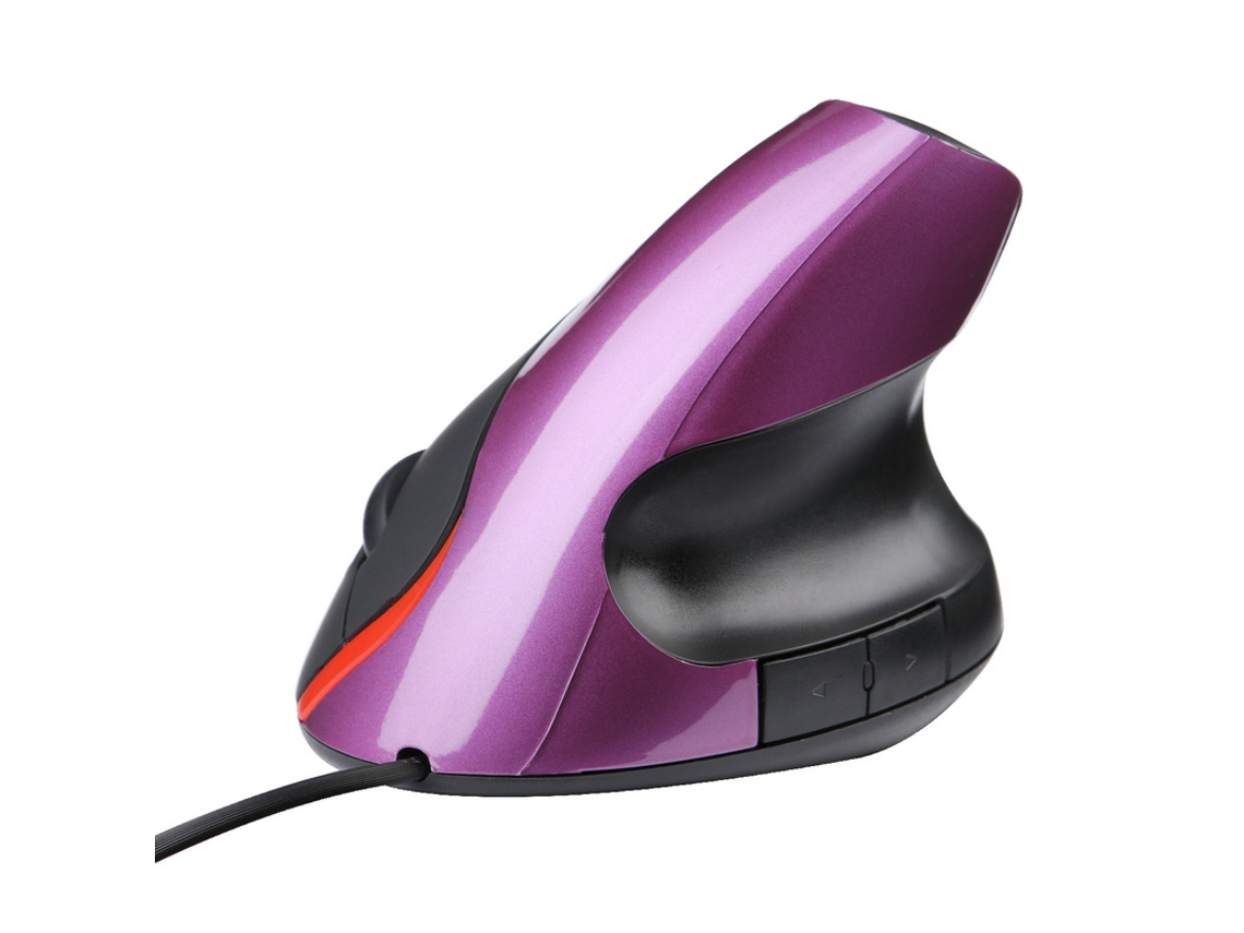 Mouse Vertical Com Fio De Segunda Geração, Ideal Para Jogos, Uso Profissional E Doméstico, Com Conexão Óptica Exlirna Usb.