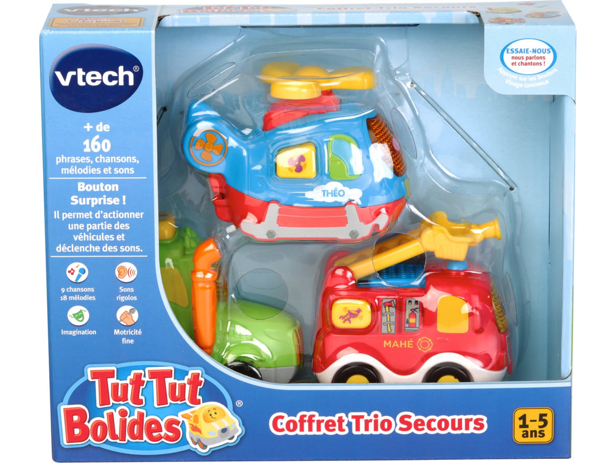 Juego Didáctico VTECH Coffret trio Pompiers