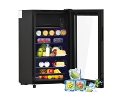 Mininevera De 76 L, Hielo De 6 L, Refrigerador De 70 L, Led, 51 Latas.