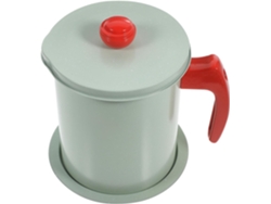 Olla De Grasa De Acero Inoxidable. Este Recipiente Para Aceite De Cocina Puede Separar Eficazmente El Aceit...