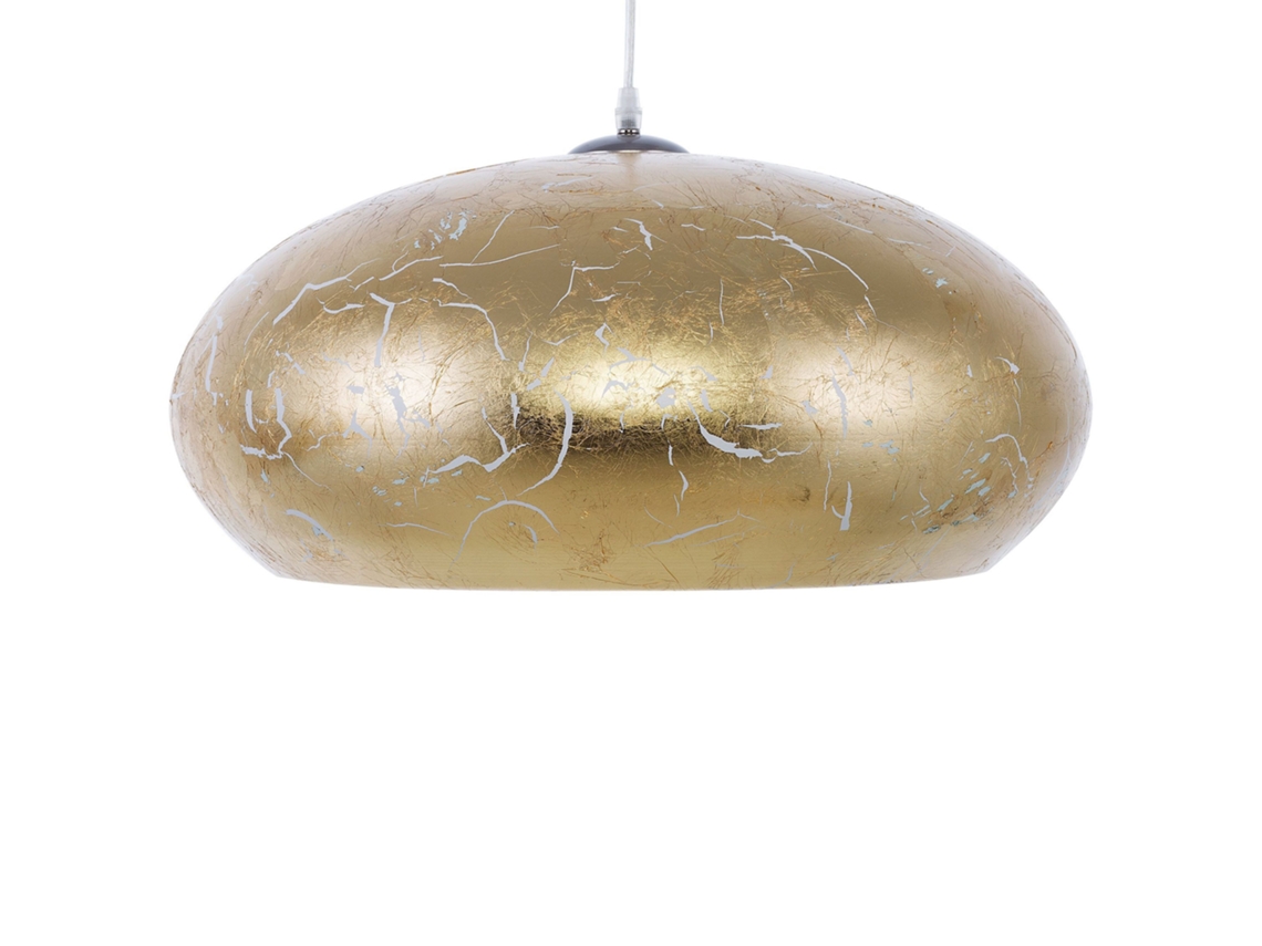 Lámpara de techo BELIANI Limnatis de Metal Dorado 48x48x160
