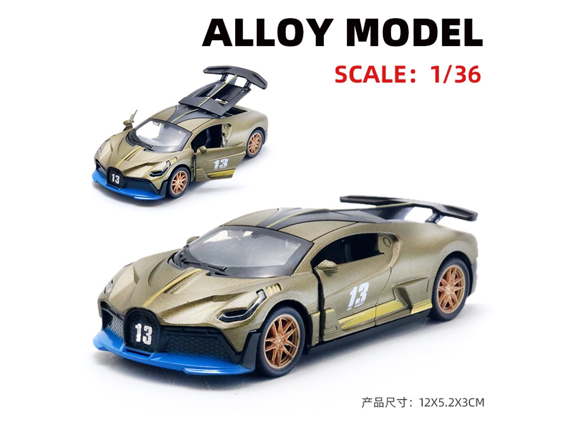 Modelo De Coche De Metal Fundido A Escala 1/36, Figura De Coche De Juguete, Regalo Para Niños