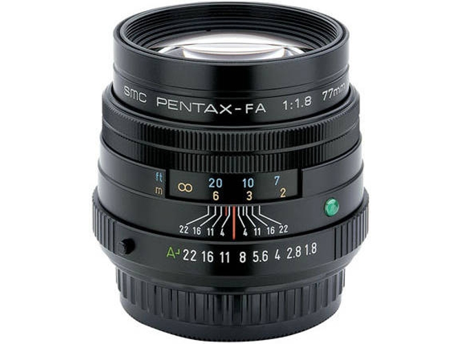 Objetivo PENTAX smc FA 77mm F1.8 (Negro - Apertura: - f/22)