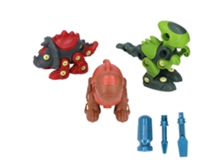 Ats-set De Juguete De Dinosaurio Para Montaje Diy Con Tornillos Y Tuercas Modelo De Dinosaurio Para Niños