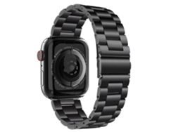 Correa Acero Inoxidável Adaptable Negro para Apple Watch Series 7 45Mm
