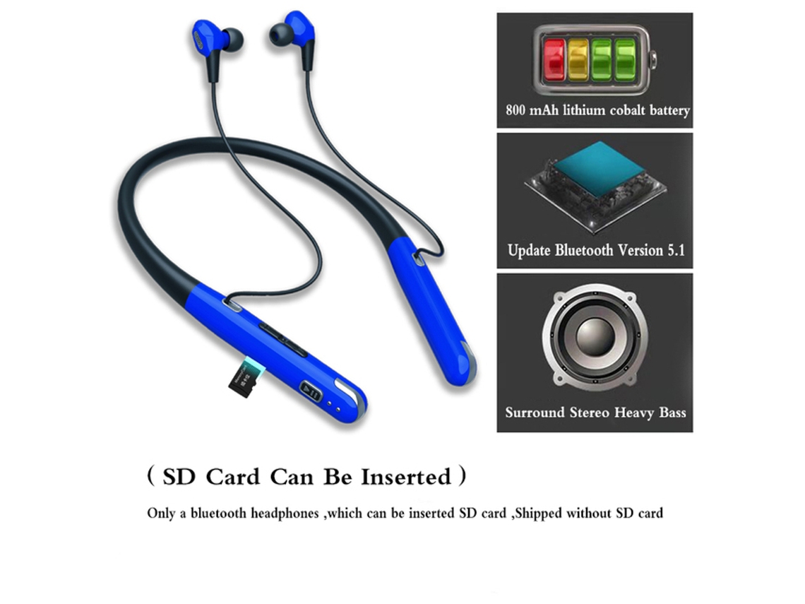 Auriculares Bluetooth WEIMAI 88H V5.1