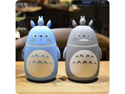 Termo portátil de acero inoxidable 304 de 248 ml, taza térmica de Totoro, anime, botella de vidrio para bicicleta eléctrica Ly