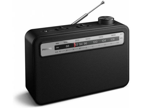 Radio PHILIPS TAR2506 (Negro - Analógico - FM/MW - Pilas)