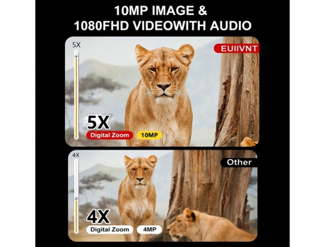 Prismáticos CHRONUS Visión nocturna para Adultos 1080P InfraRojo con Tarjeta de memoria 32GB