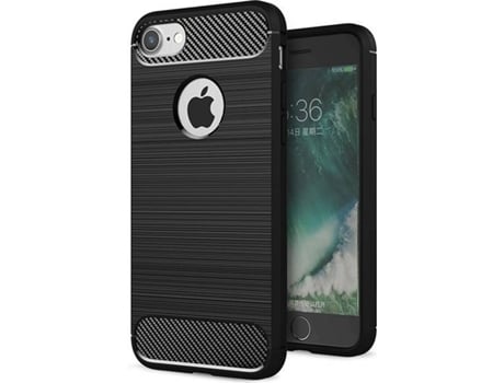 Carcasa iPhone 7 « 8 Multi4you Gel TPU Carbono Negro