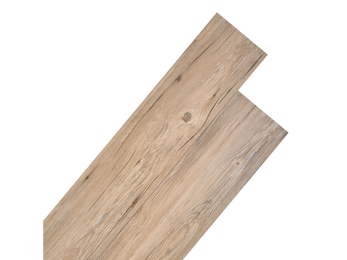 Lamas De Suelo No Autoadhesivas Pvc Marrón Roble 5,26 M² 2 Mm