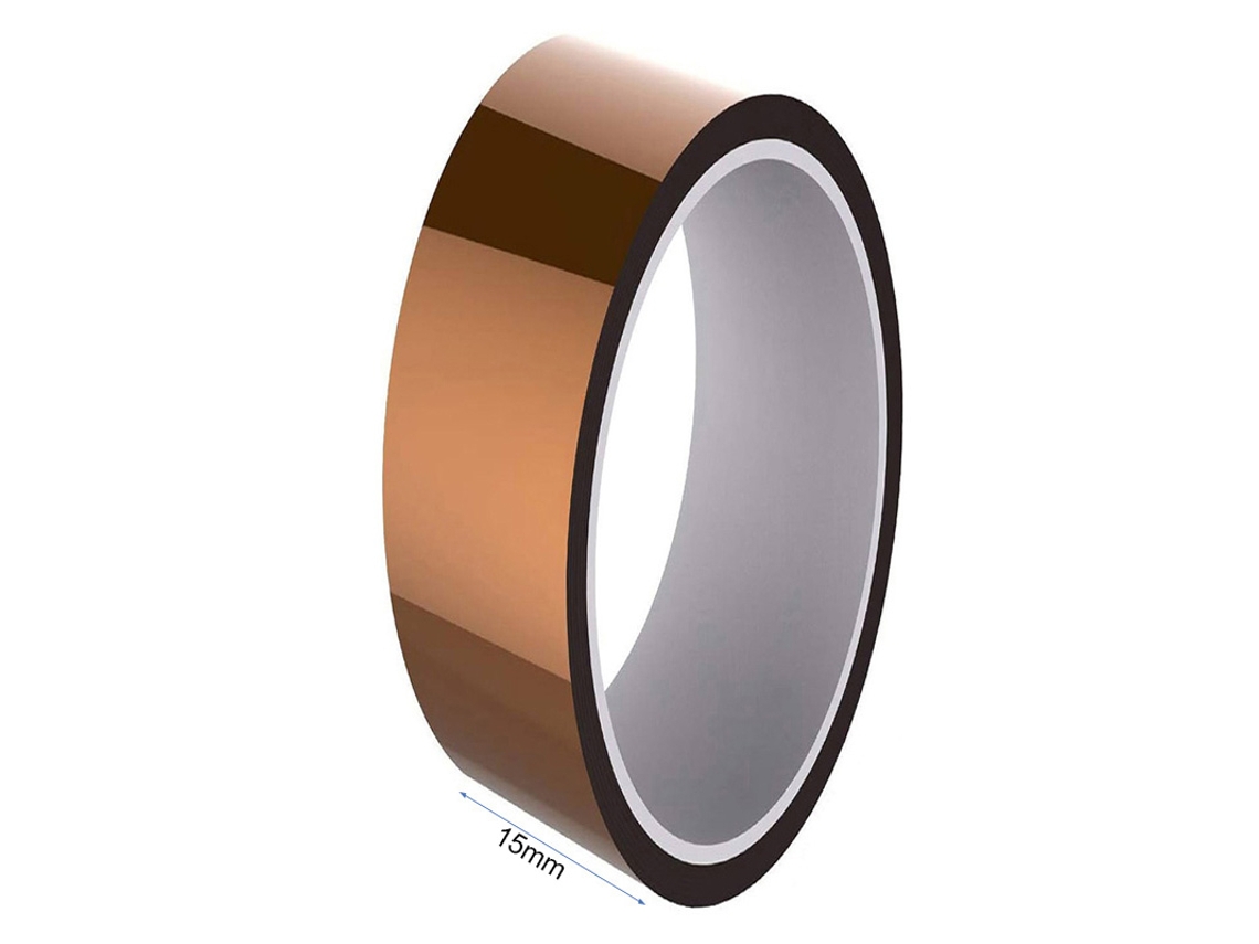 Cinta adhesiva Kapton de 33 m y 12 mm de diámetro