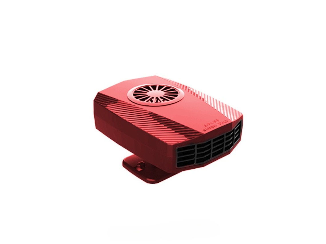 Calentador De Coche De 12 V Desempañador Y Calefacción Rápida Giratorio 360° (rojo) Cuich
