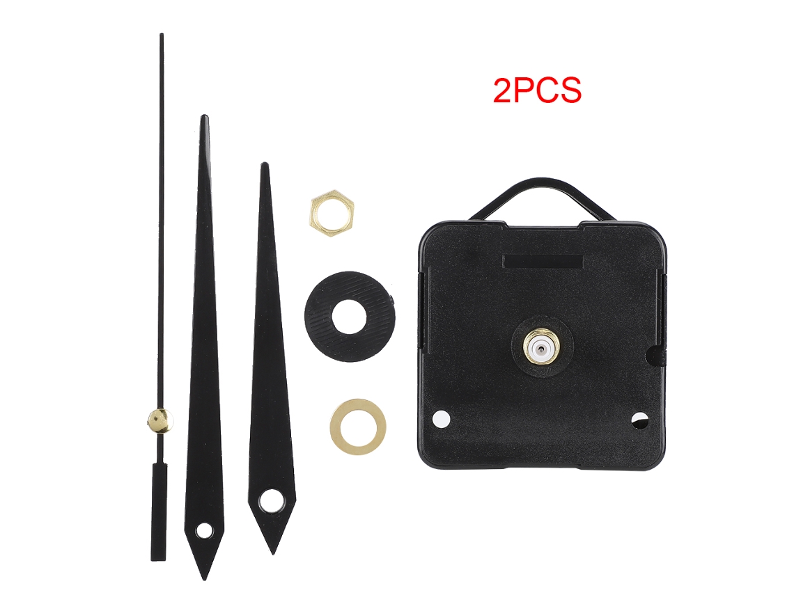2 Mecanismos De Reloj De Cuarzo Eléctricos Con Manecillas, Accesorios De Pared Para Bricolaje.