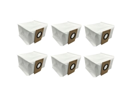 Sacos de Polvo Compatibles con Ecovacs Deebot X1 Blanco 6-Pack
