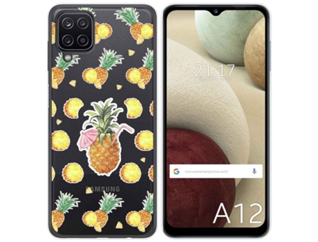 Carcasa Samsung Galaxy M12 TUMUNDOSMARTPHONE Dibujos Transparente Multicolor