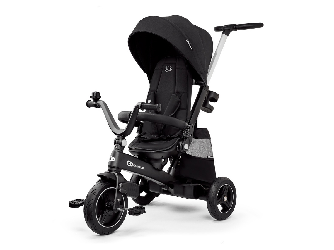 Triciclo KINDERKRAFT Easytwist Negro (5 en 1)