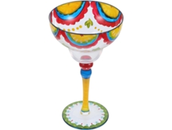 Copas De Margarita, Vasos De Vino Y Copas De Cóctel Pintadas A Mano.