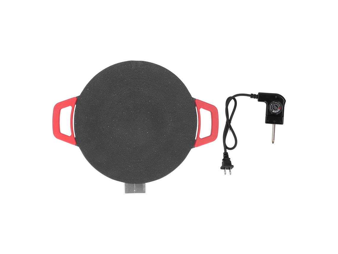 Sartén De Barbacoa Coreana Redonda 30cm Antiadherente Multipropósito Sin Humo 110v Para Hogar