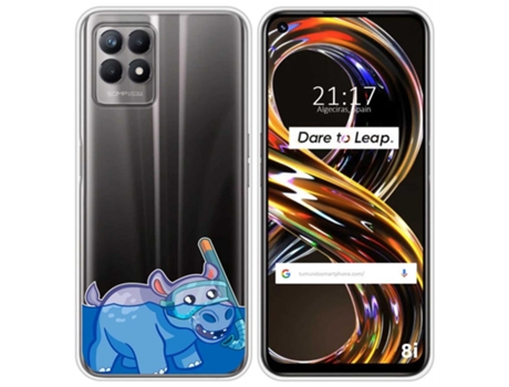 Carcasa Realme 8i TUMUNDOSMARTPHONE Dibujos Transparente Multicolor