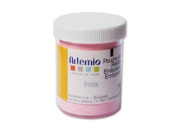 Polvo de relieve rosa