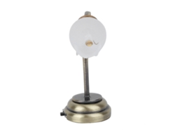 Lámpara De Mesa Led Floral En Miniatura Para Casa De Muñecas A Escala 1:12.