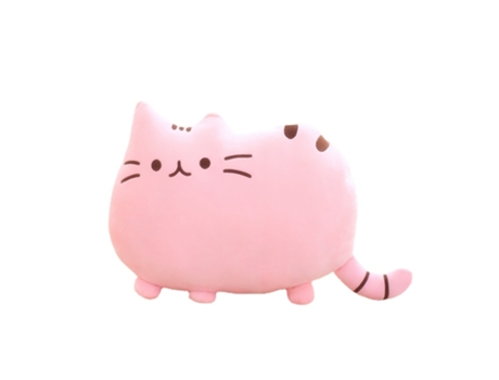 Peluche HXDZFX Gato grande cara rosa 53X36 cm