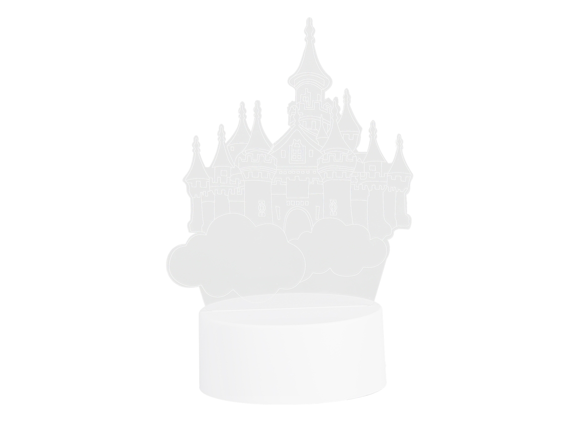 2026-lámpara Decorativa Led 3d Usb Para Noche, Castillo, Regalo Festivo, Dormitorio, Salón, 5v