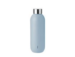 Botella de Agua 600Ml - Keep Cool Azul Nuvem STELTON
