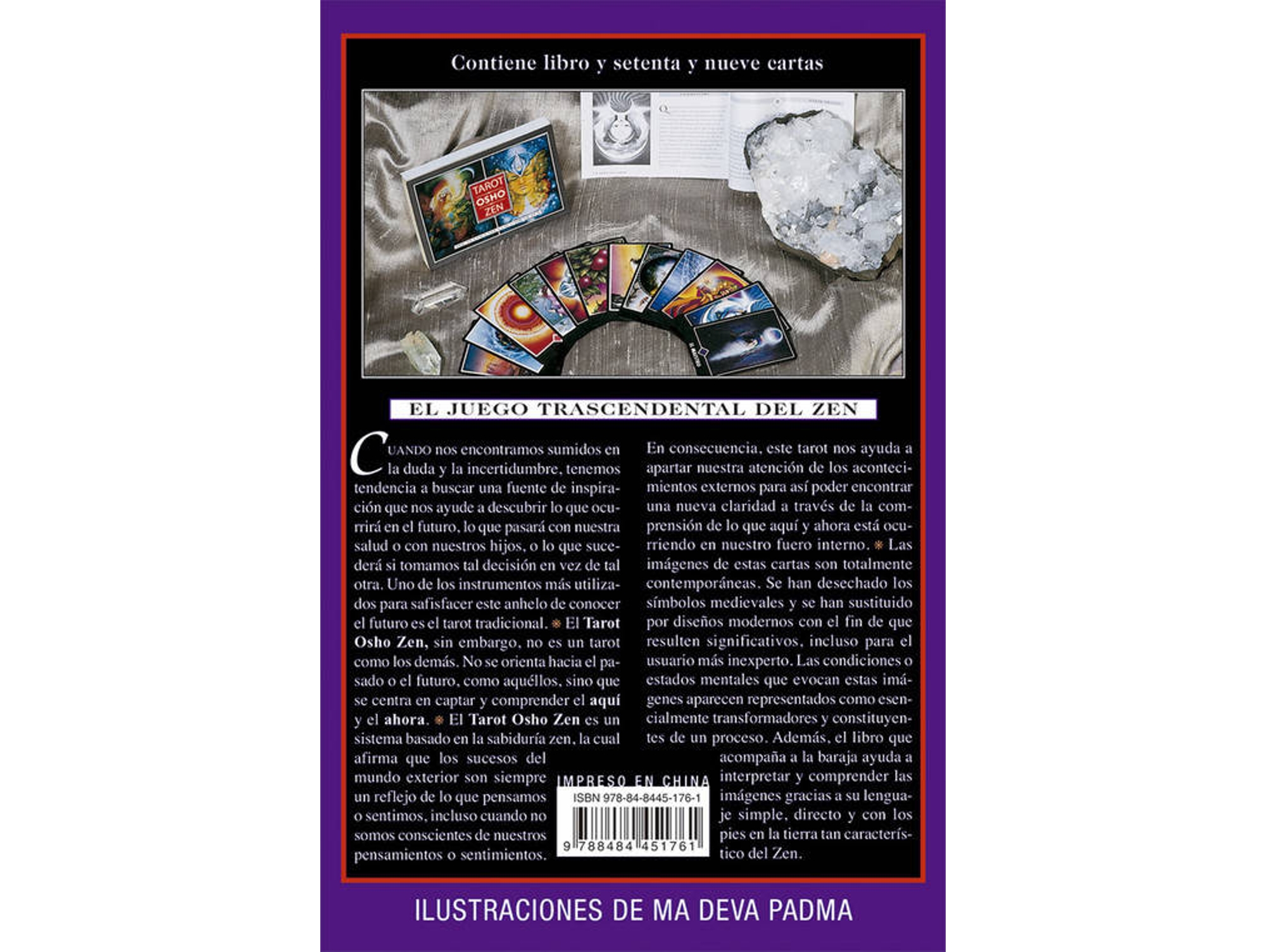 Libro Tarot Osho Zen El juego trascendental del zen de 1931-1990 Osho (Español)