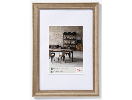 Marco De Cuadro Lounge Marco De Poliestireno Tamaño 21X30 Cm Acero MY PERFECT DESIGN