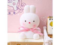 Luz nocturna LED rosa con tira de conejito para dormitorio/hogar