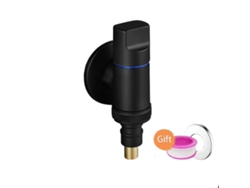 Grifo De Lavadora Con Válvula De Parada Automática, Latón, Instalación En Pared, Para Baño Y Lavandería, Anti-fugas, Duradero A3