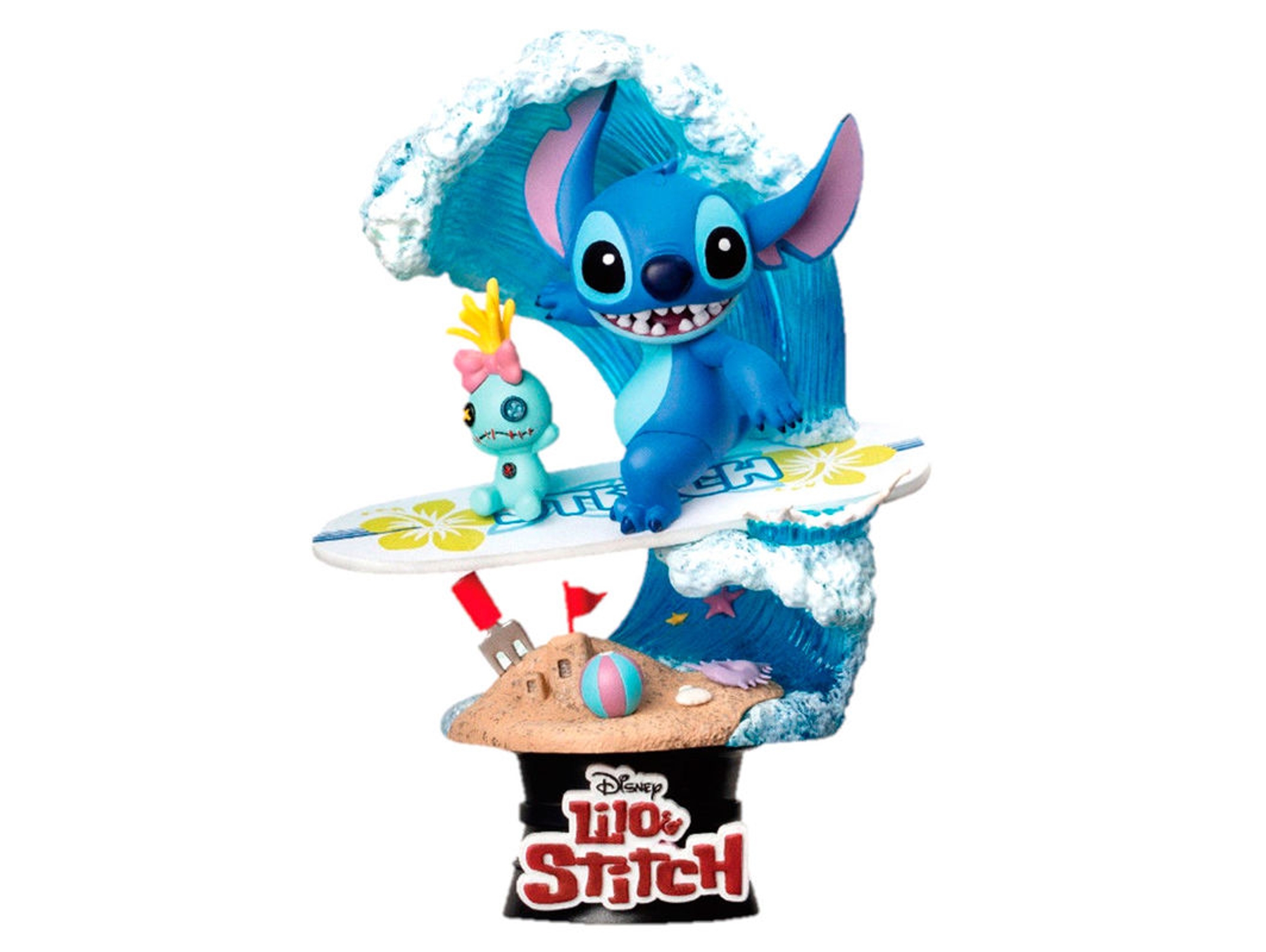 Figura BEAST KINGDOM Figura Diorama Stitch Surf Disney 15cm