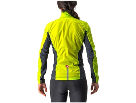 Casacos CASTELLI Casaco Squadra Stretch Amarelo S Mulher
