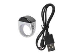 Contador de anillo inteligente electrónico Nostalgia88 IP67 resistente al agua con pantalla digital y batería recargable