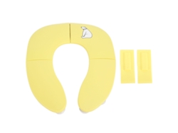 Asiento De Inodoro Plegable Portátil, Antideslizante, Para El Entrenamiento De Los Niños Para Ir Al Baño, Amarillo.