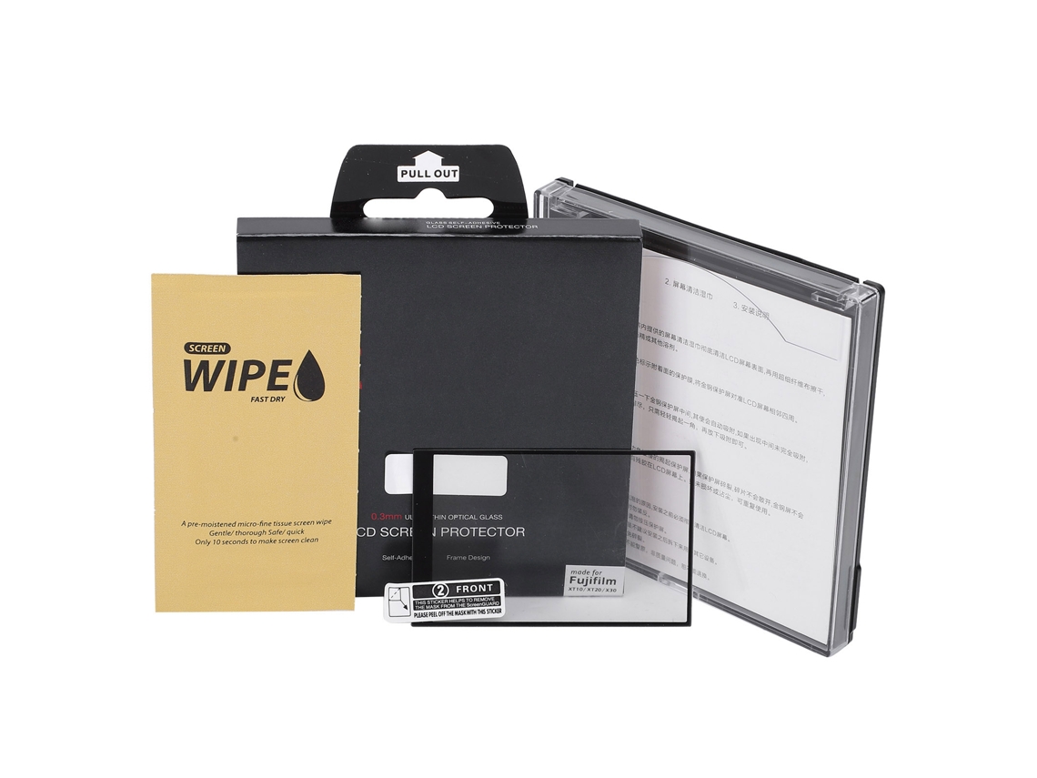 TRUYUETY Película de Protección de Vidrio Templado para Pantalla LCD Fujifilm X-T10/X-T20/X-T30