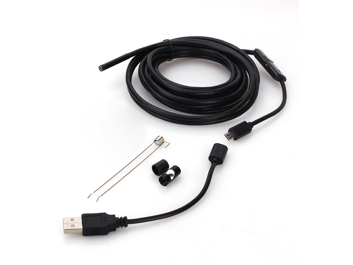 Endoscopio 5.5mm Hd Usb Borescopio Impermeable Para Android Win 3.5m