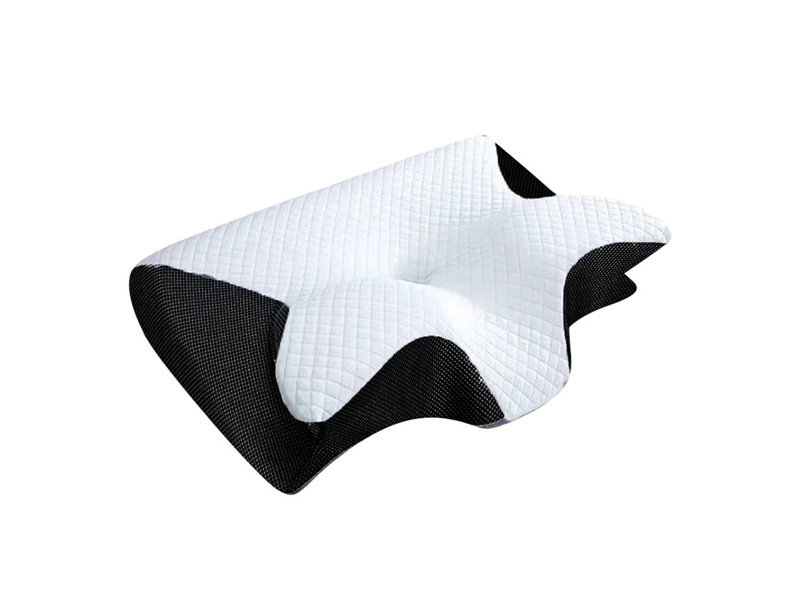 Almohada Eifson Ortopédica Versátil Para Quienes Duermen De Lado, Boca Abajo Y Boca Abajo (negra)