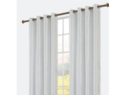 Cortina con Estampado Floral Blanco 140 x 260 cm - Individual