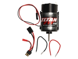 Motor De Escobillas 550 21t Para Coche Rc Scx10 90046 Con Disipación De Calor Y Bajo Nivel De Ruido - Negro
