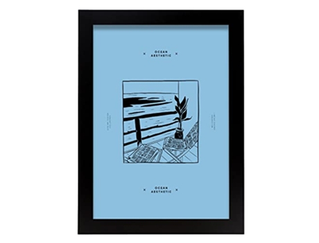 Poster NACNIC Pop Art Abstracto Vista de Playa (A4)