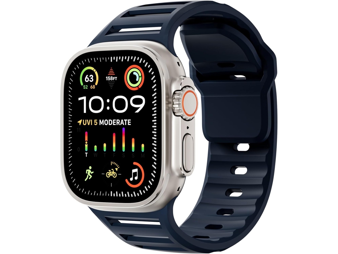 Pulsera Deportiva 49 Mm De Silicona Para Fácil De Ajustar, Cómoda De Llevar, Alta Calidad, Saludable