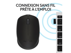 Ratón LOGITECH M171 (Inalámbrico - Casual - 1000 dpi - Negro)