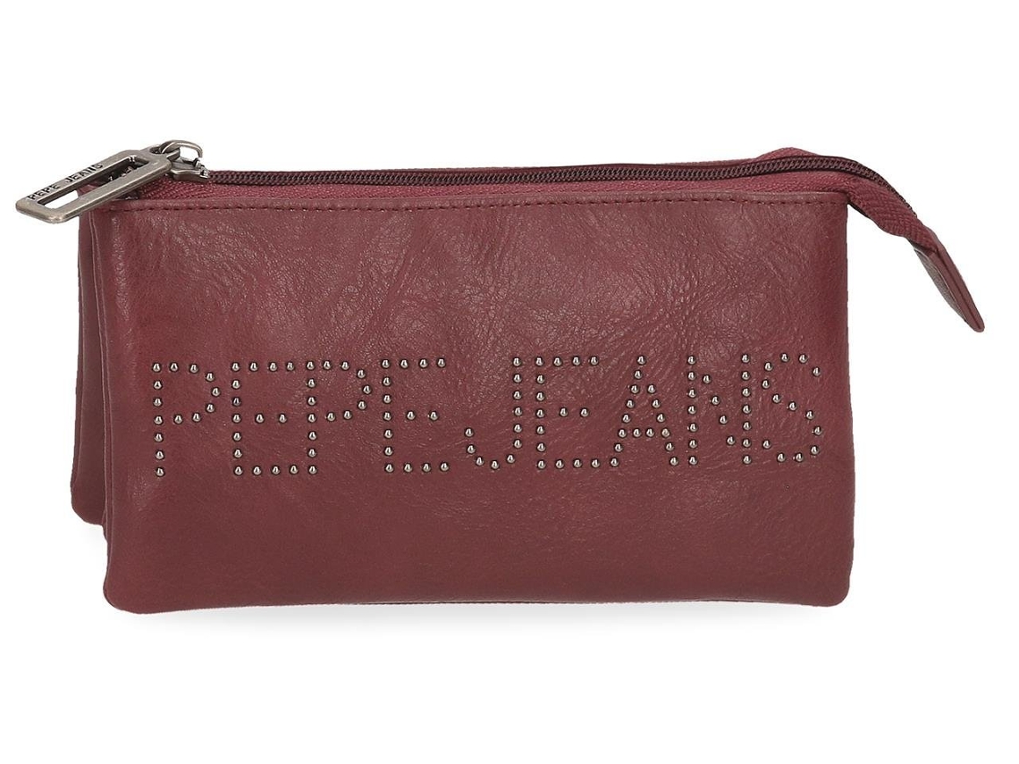 Cartera con monedero Bera burdeos de Pepe Jeans
