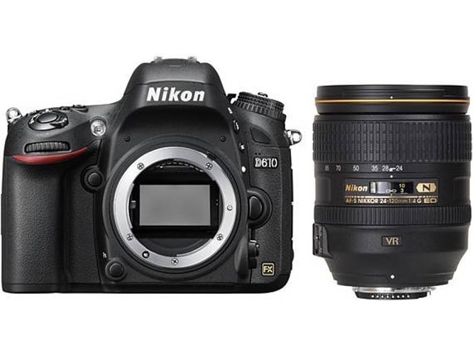 Kit Cámara Réflex NIKON D610 + 24-120 VR